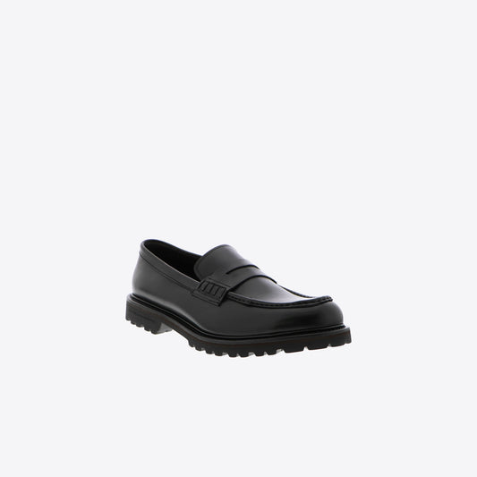 Mocassins zwart leder