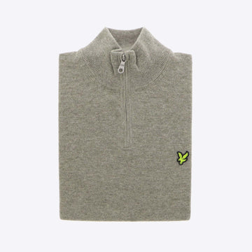 Pull beige zip