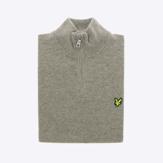 Pull beige zip
