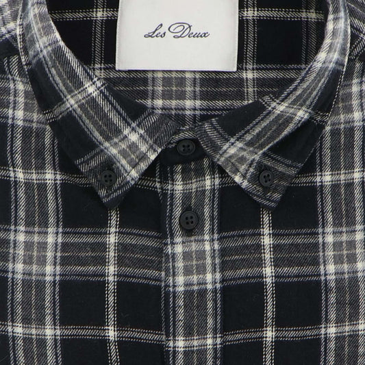 Hemd zwart ruit flannel