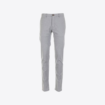 Broek lichtgrijs  katoen woollook