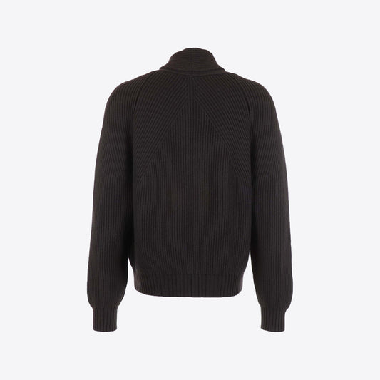 Cardigan zwart 2-rij knoop