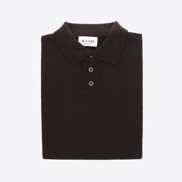 Polo bruin lamswol