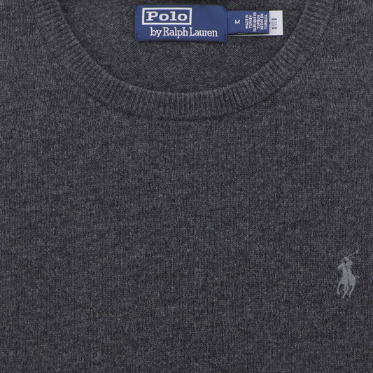 Pull donkergrijs lamswol