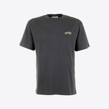 T-shirt donkergrijs logo rug  Lasso