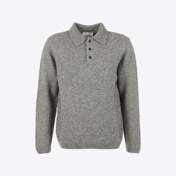 Polo grijs melange
