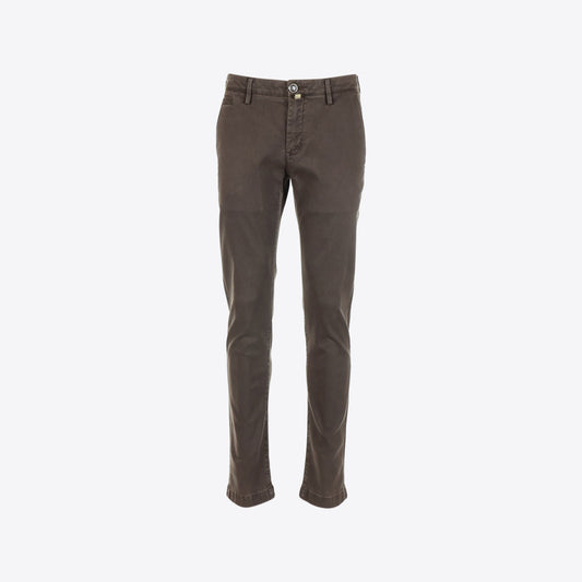 Broek bruin  katoen Bobby