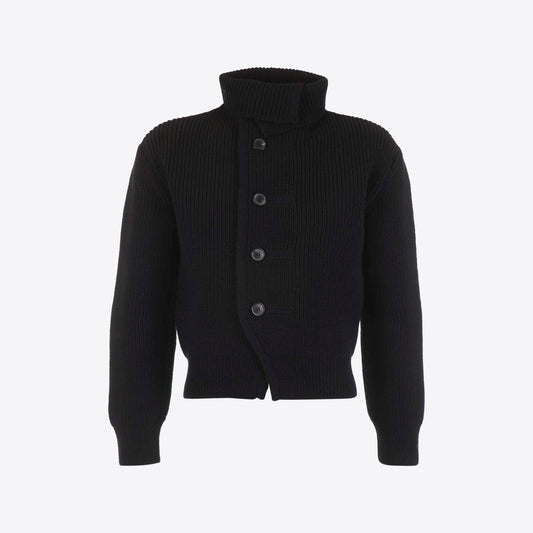 Cardigan zwart knoop Marino