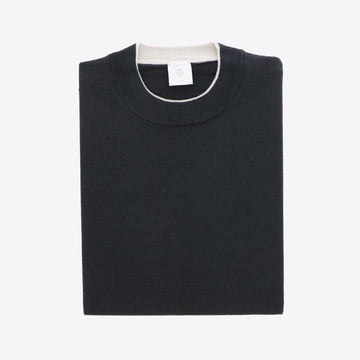 Pull grijs wol/zijde