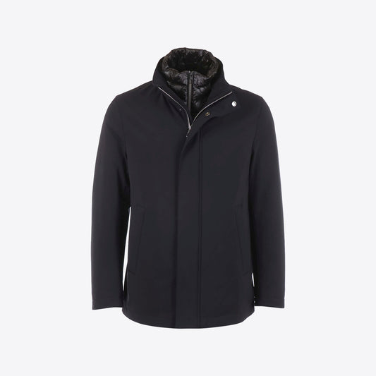 Jas donkerblauw