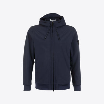 Jas donkerblauw softshell