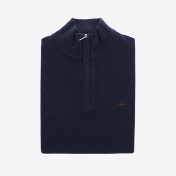 Pull donkerblauw structuur