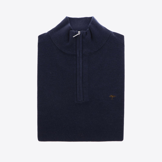 Pull donkerblauw structuur