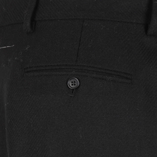 Broek zwart 1 bandplooi