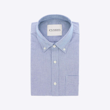 Hemd donkerblauw oxford