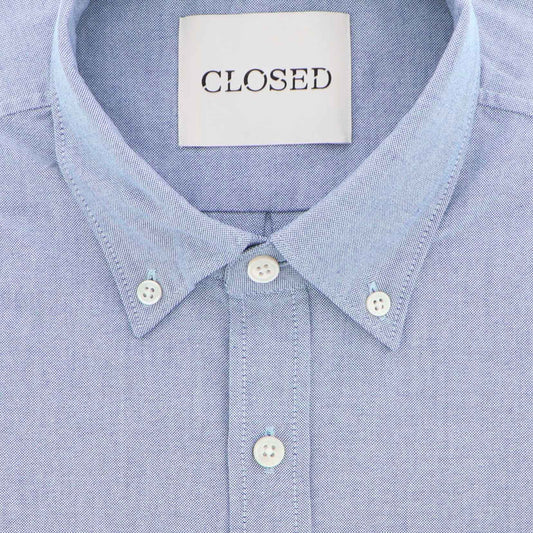 Hemd donkerblauw oxford