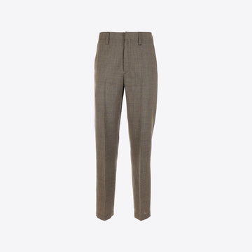Broek bruin  ruit