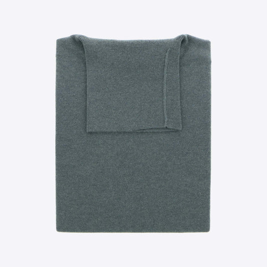Pull groen grijs cashmere