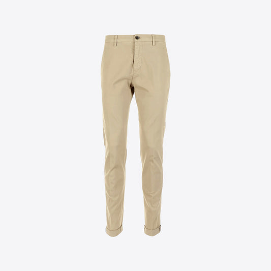Broek beige katoen