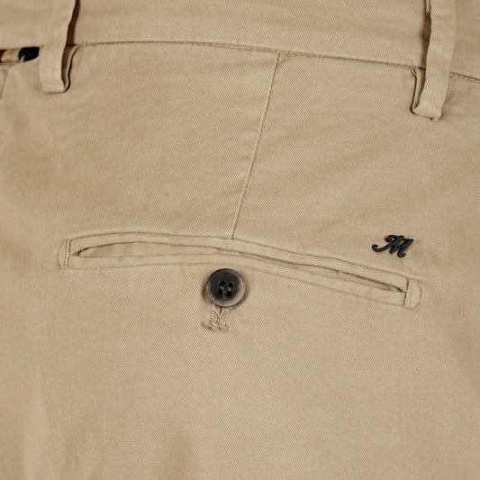 Broek beige katoen