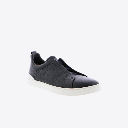 Sneakers donkerblauw leder