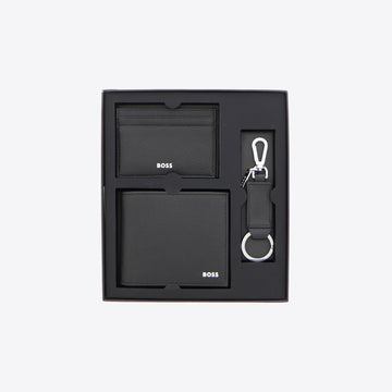 Portefeuille cardholder keyring zwart