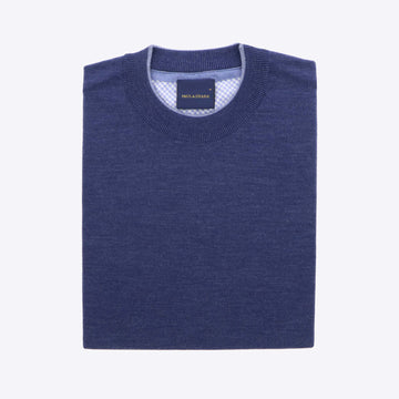 Pull jeansblauw