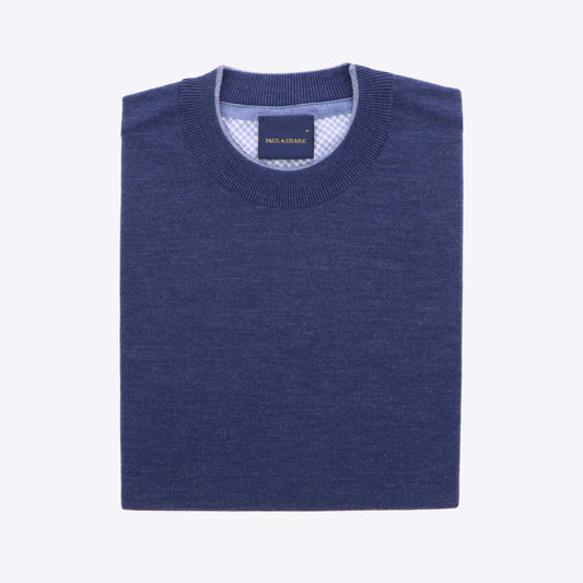 Pull jeansblauw