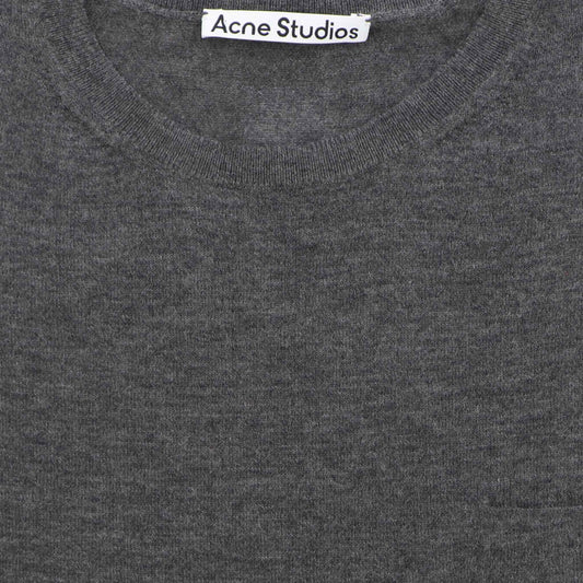 Pull donkergrijs zak cashmere