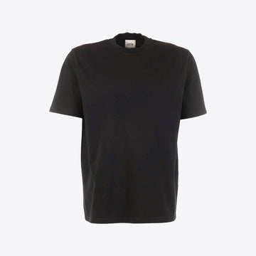 T-shirt zwart 1 patch print