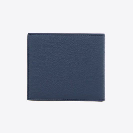 Portefeuille bruin  blauw