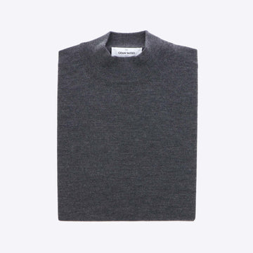 Pull donkergrijs merinos