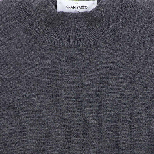 Pull donkergrijs merinos