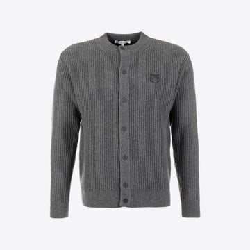 Cardigan donkergrijs knopen fashion