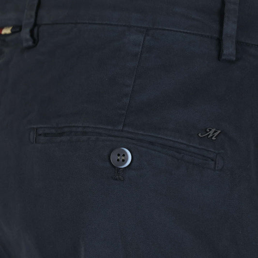 Broek donkerblauw katoen