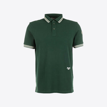 Polo donkergroen bies