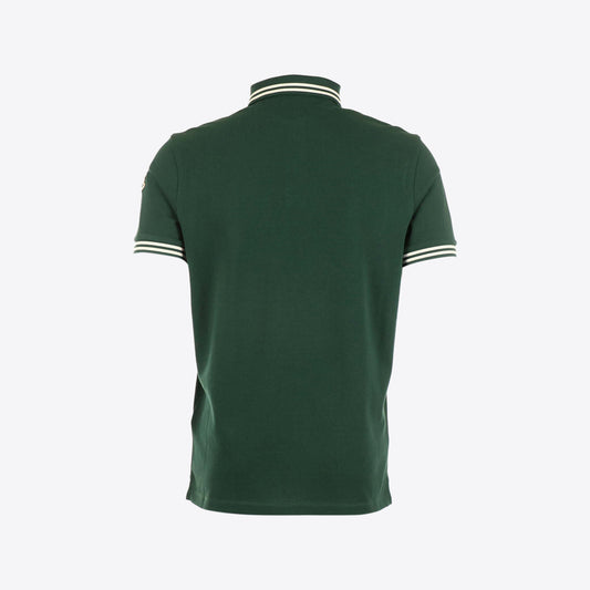 Polo donkergroen bies