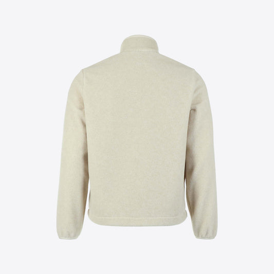 Cardigan ecru fleece