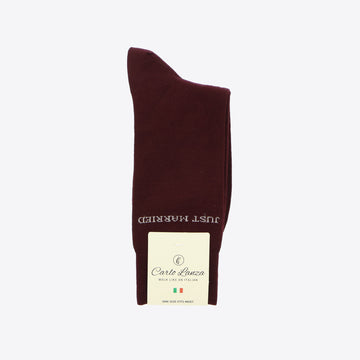 Sokken bordeaux