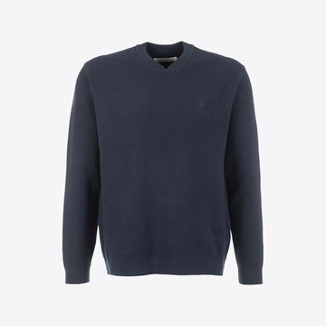 Sweater donkerblauw VH waffle