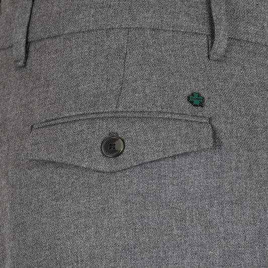 Broek grijs recht