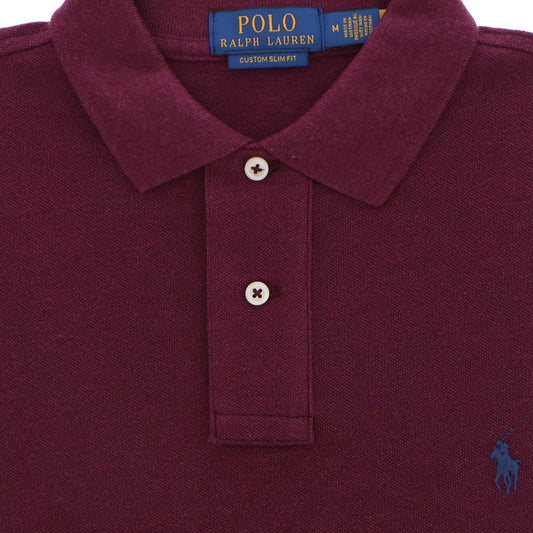 Polo bordeaux piqué