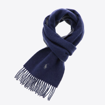 Sjaal donkerblauw omkeerbaar