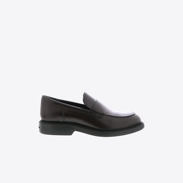 Mocassins bruin leder