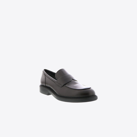 Mocassins bruin leder