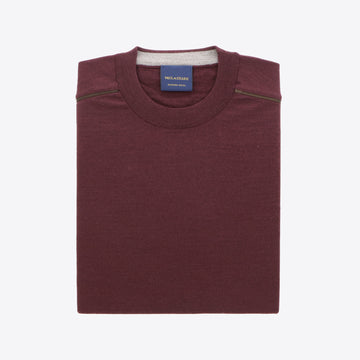 Pull bordeaux bies