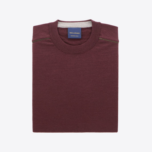 Pull bordeaux bies