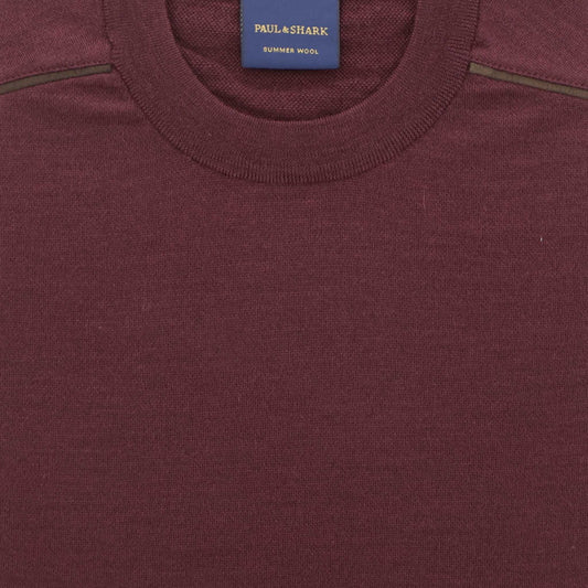 Pull bordeaux bies