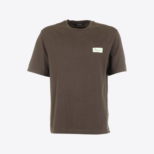 T-shirt bruin  boxy montaigne mc