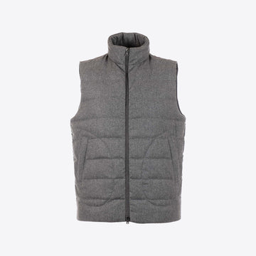 Bodywarmer grijs flannel